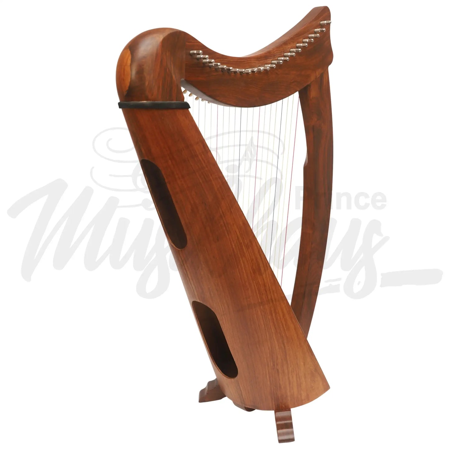 22 String Claddagh Busker Harp Rosewood