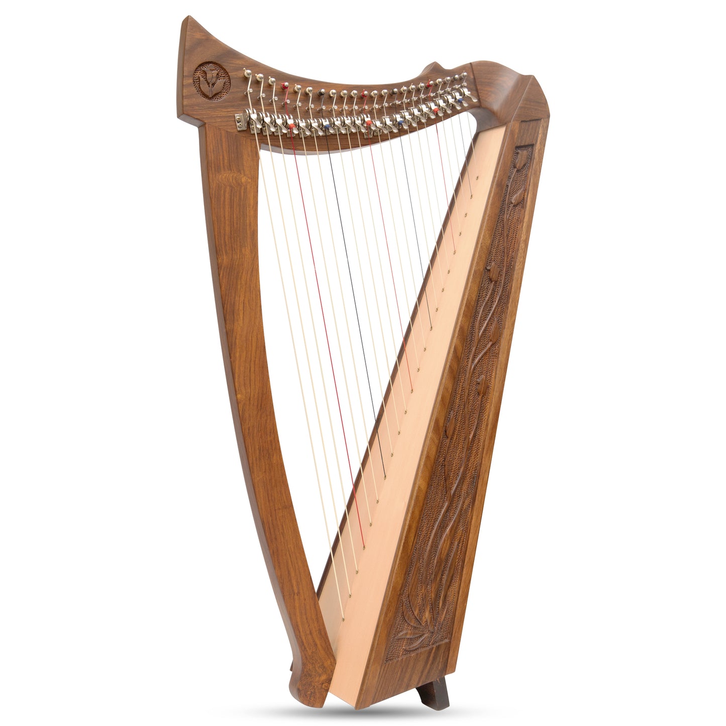 22 Saiten Trinity Crested Harp Walnuss