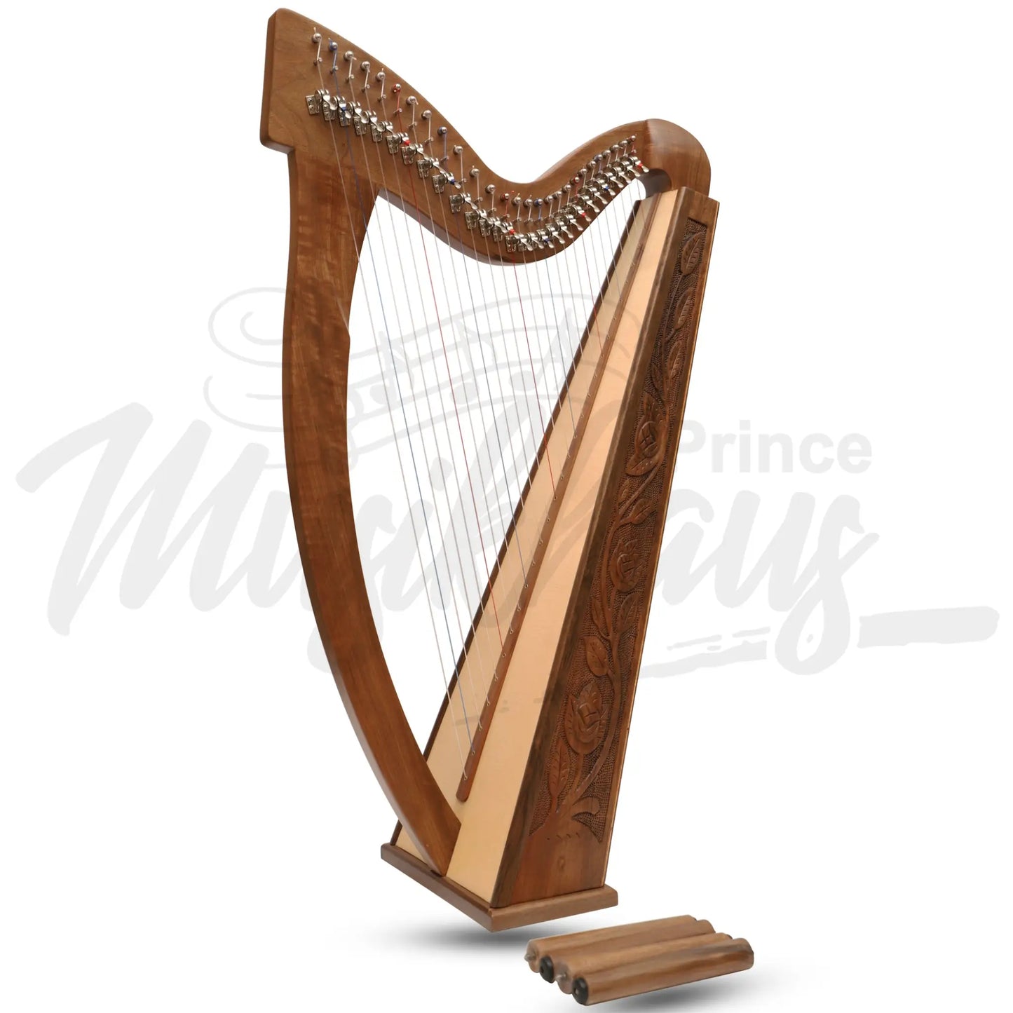 27 String Trinity Harp Walnut