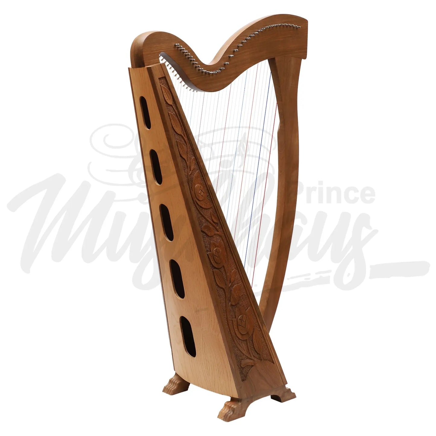 36 String Trinity Harp Walnut