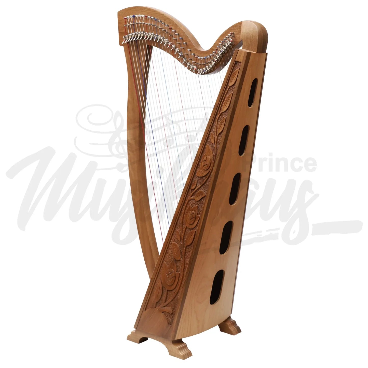 36 String Trinity Harp Walnut