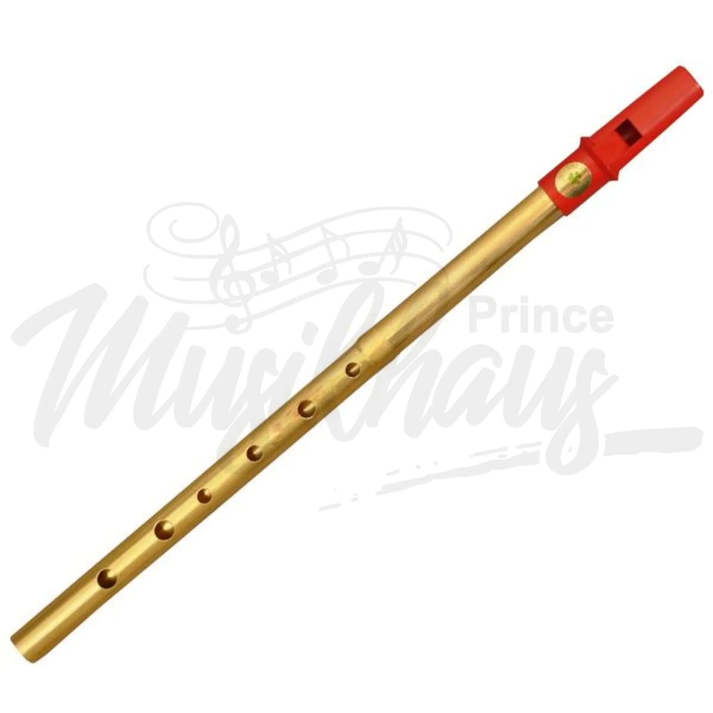 Clare Irish Tin Whistle 2 Part In D Brass Red