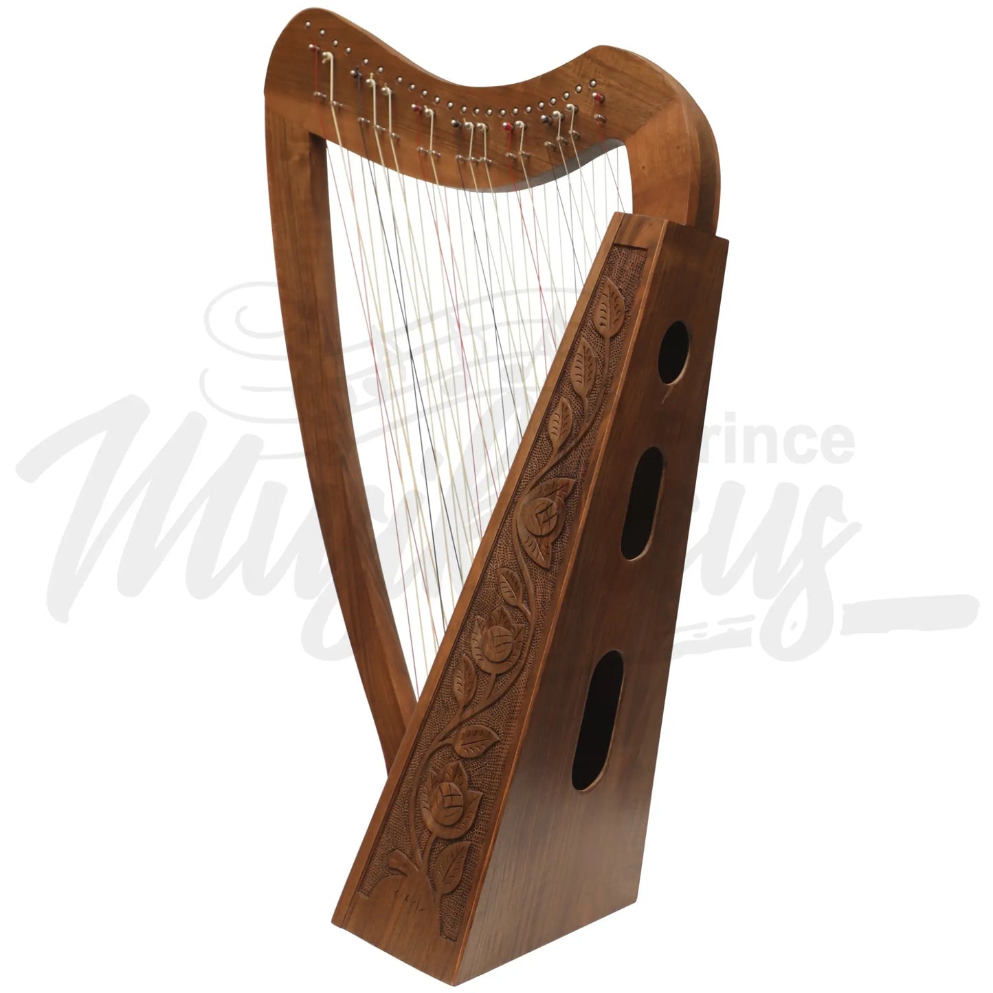 Cross Strung Harp 38 String Walnut