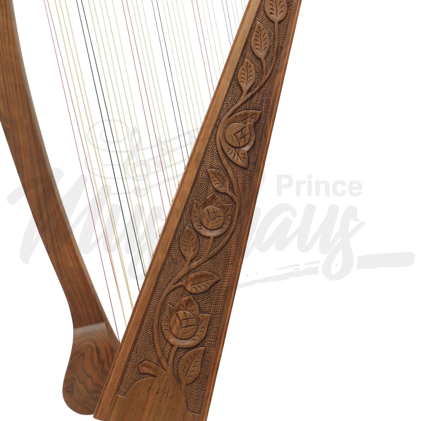 Cross Strung Harp 38 String Walnut