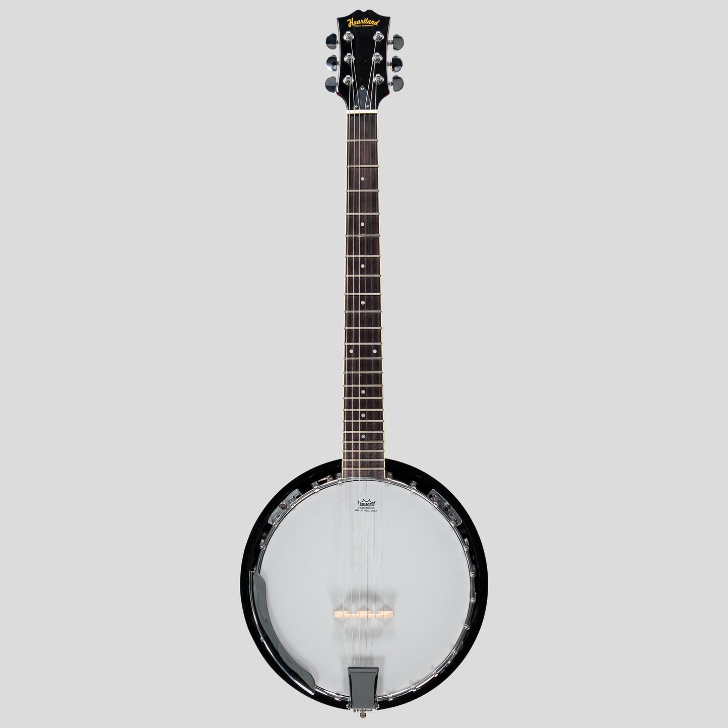 HEARTLAND 6 STRING GUITAR BANJO SOLID BACK, IRISH GUITAR BANJO