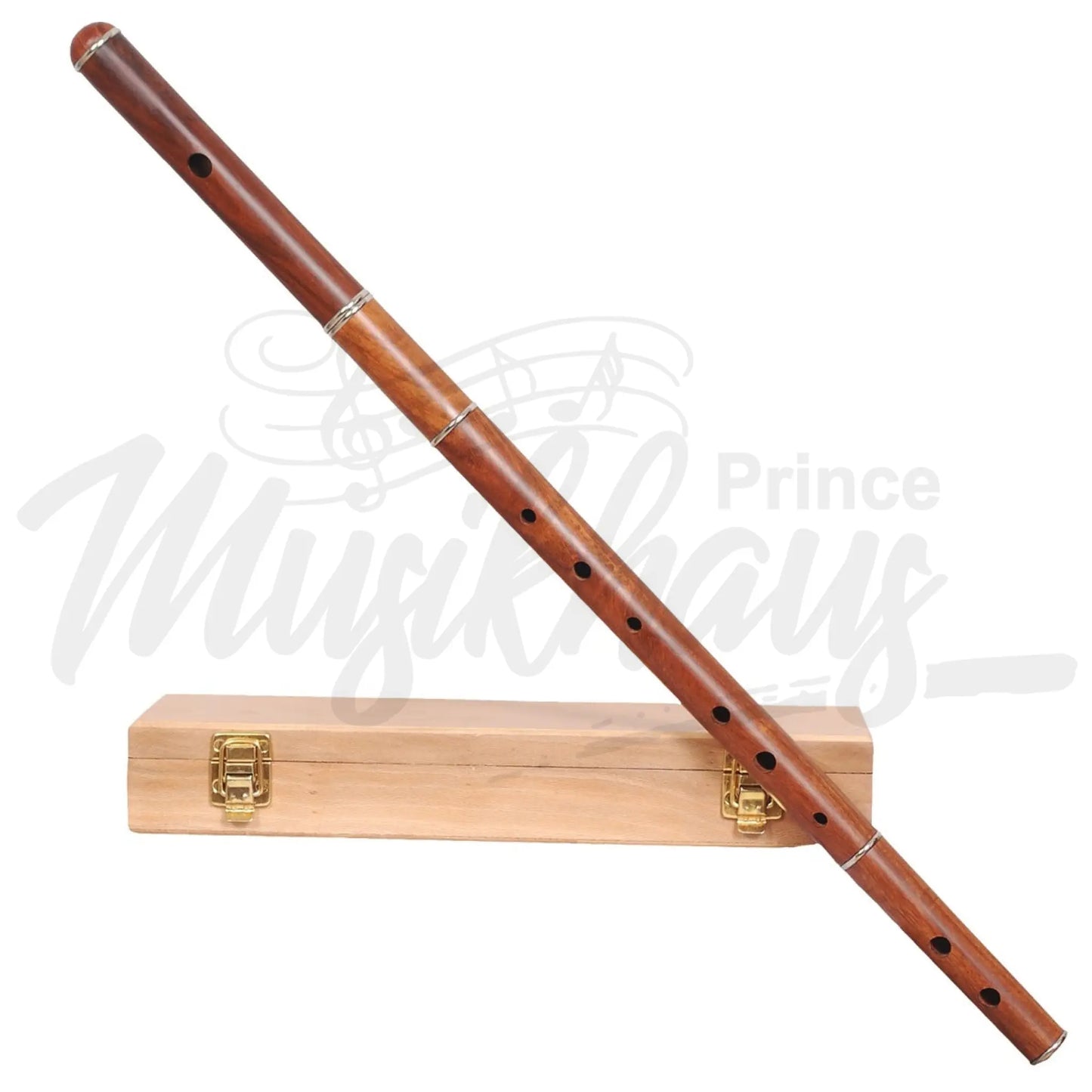 Irish Flute D Tune Rosewood With Tuning Slide Wooden Case
