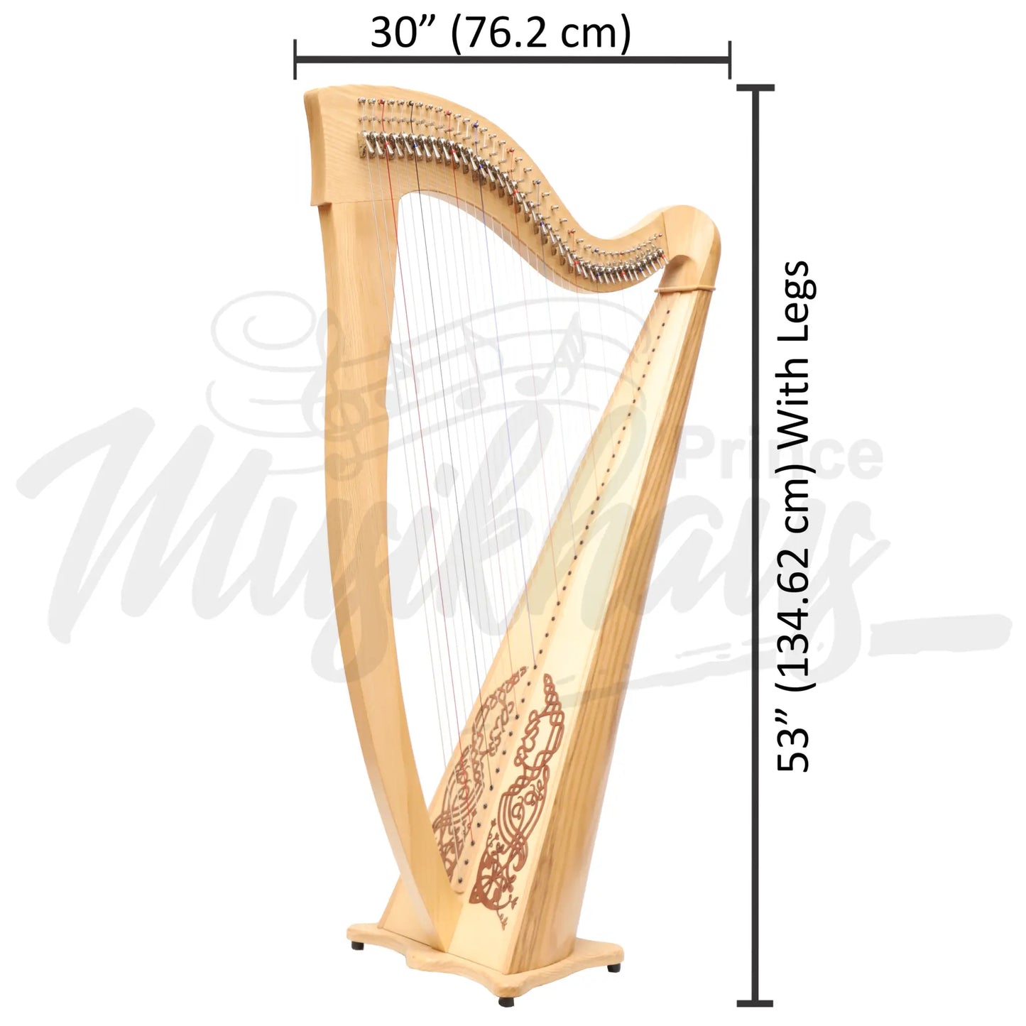 Mchugh Ayra Harp 38 String Ashwood