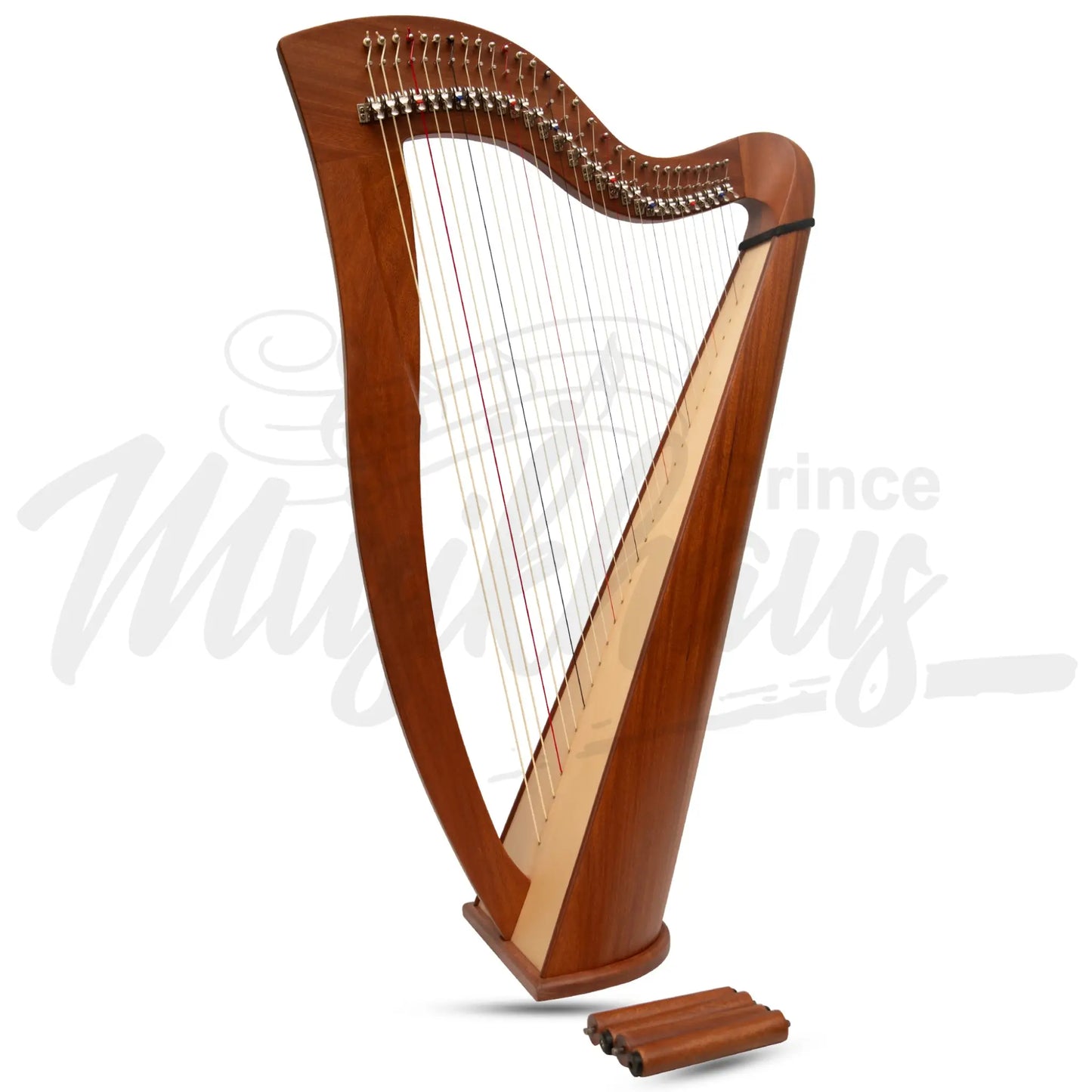 Mchugh Harp 29 String Mahogany Roundback