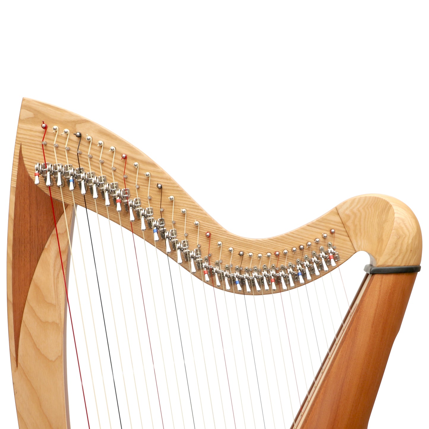 McHugh Atlas Harp 29 String Ash and Mahogany Roundback