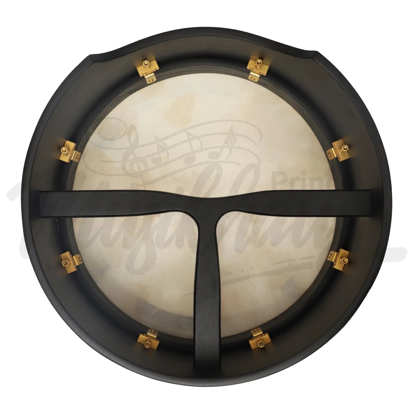 Muzikkon 14’’X6’’ Heartland Tunable Irish Bodhran Drum Deep Rim With T-Bar & Taped Finish Tune