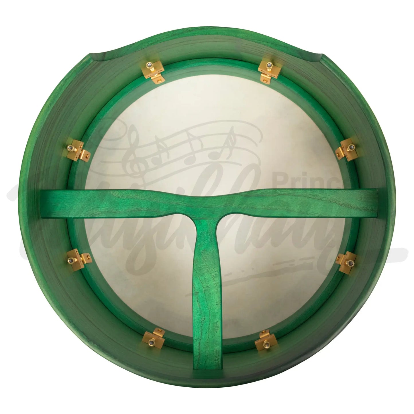 Muzikkon 14’’X6’’ Heartland Tunable Irish Bodhran Drum Deep Rim With T-Bar & Taped Finish Tune