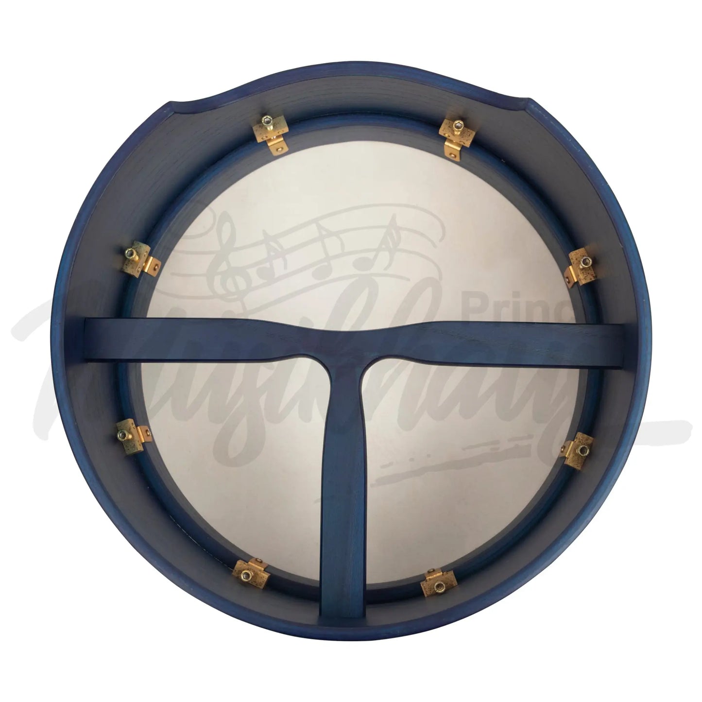 Muzikkon 14’’X6’’ Heartland Tunable Irish Bodhran Drum Deep Rim With T-Bar & Taped Finish Tune