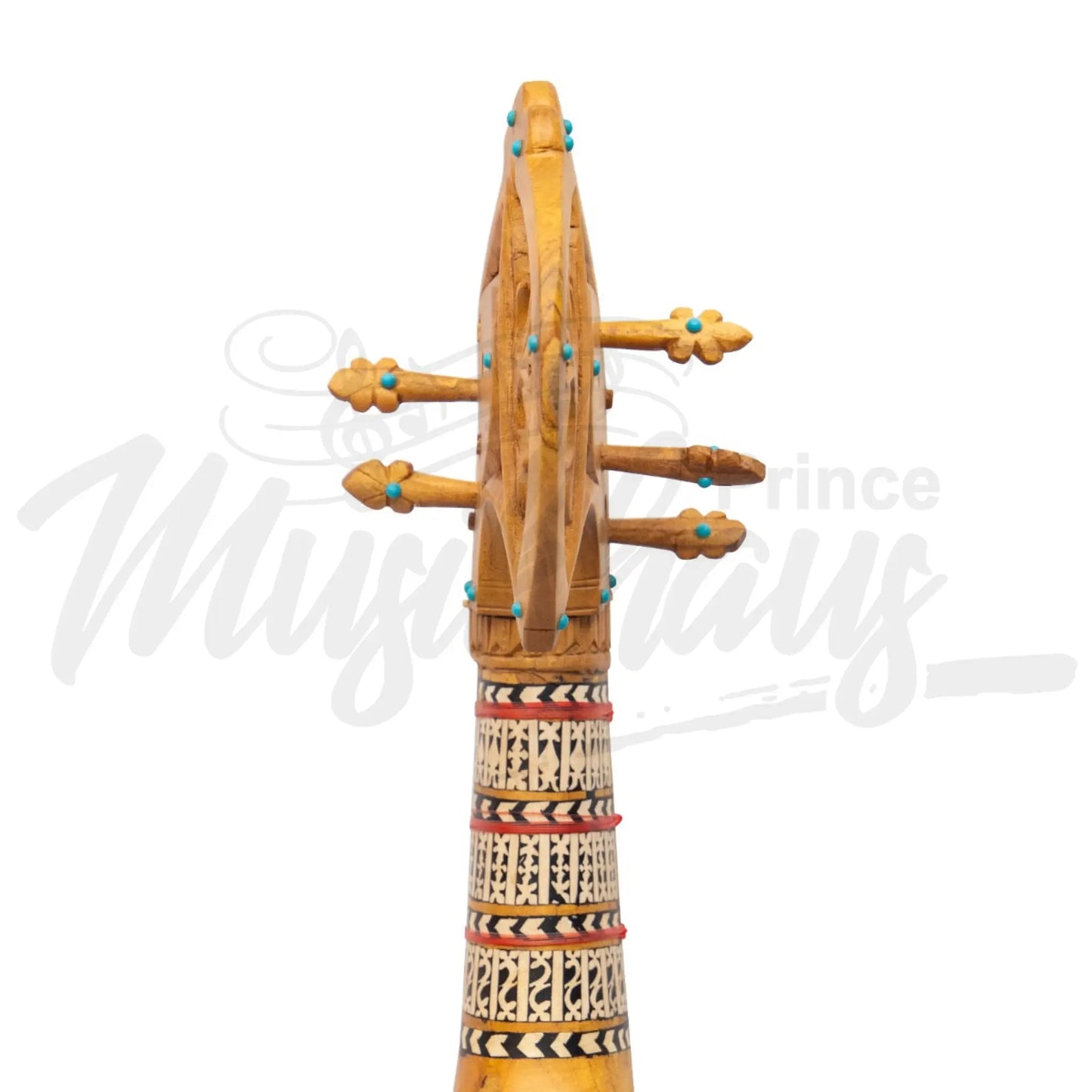 Muzikkon Afghani Rubab Half Sadafi Mulberry