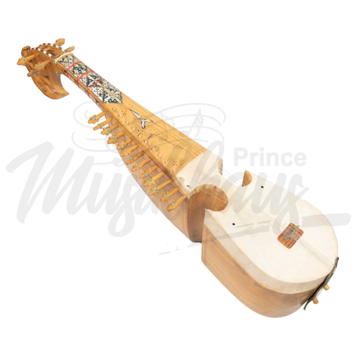 Muzikkon Afghani Rubab Half Sadafi Mulberry