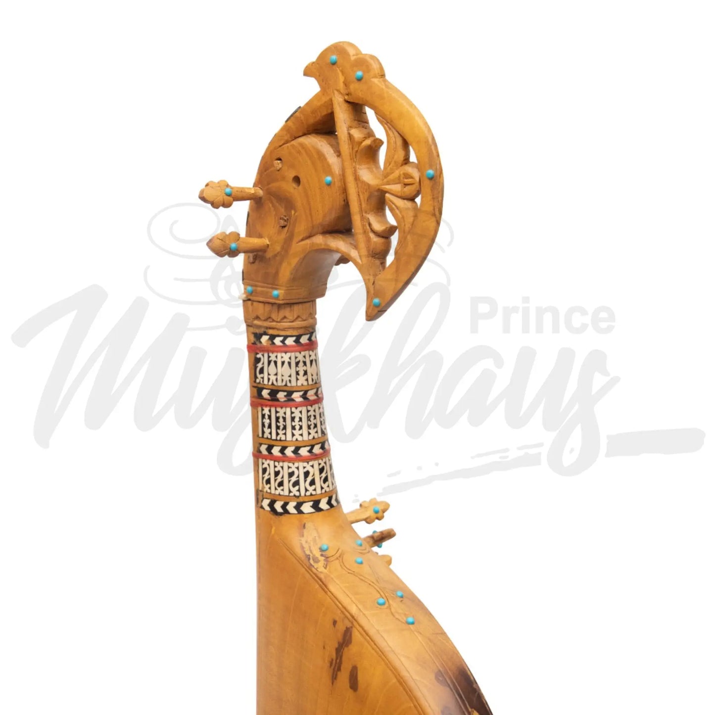Muzikkon Afghani Rubab Half Sadafi Mulberry