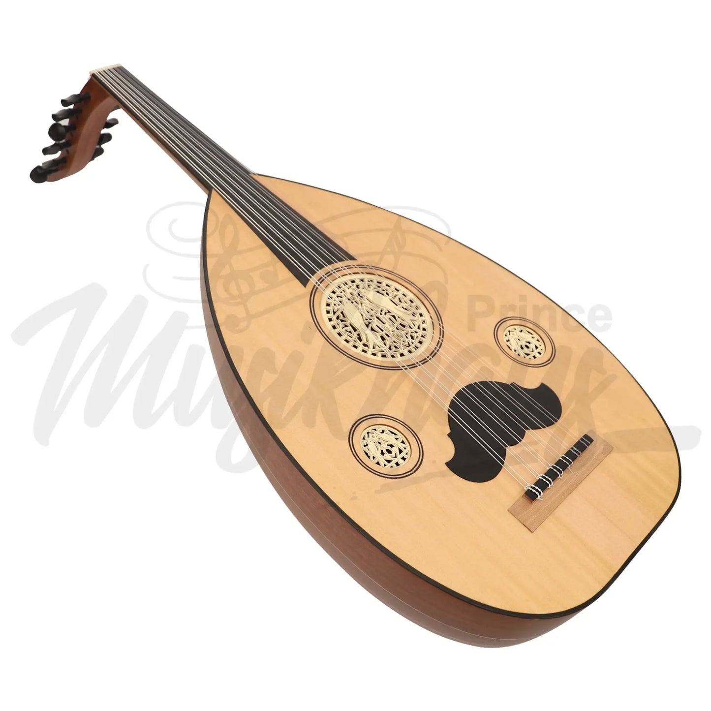 Muzikkon Arabic Oud 12 String Mahogany