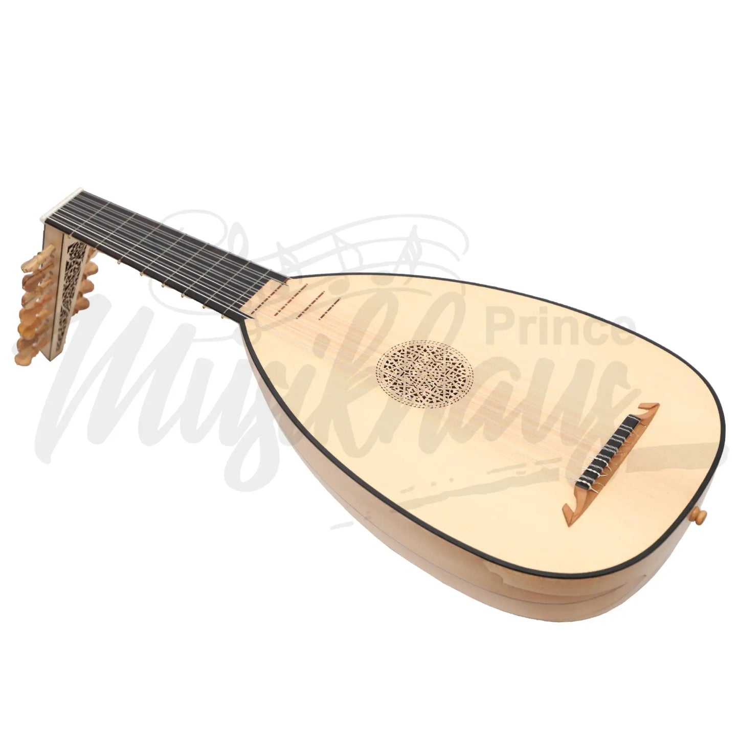 Muzikkon Descant Lute 7 Course Lacewood