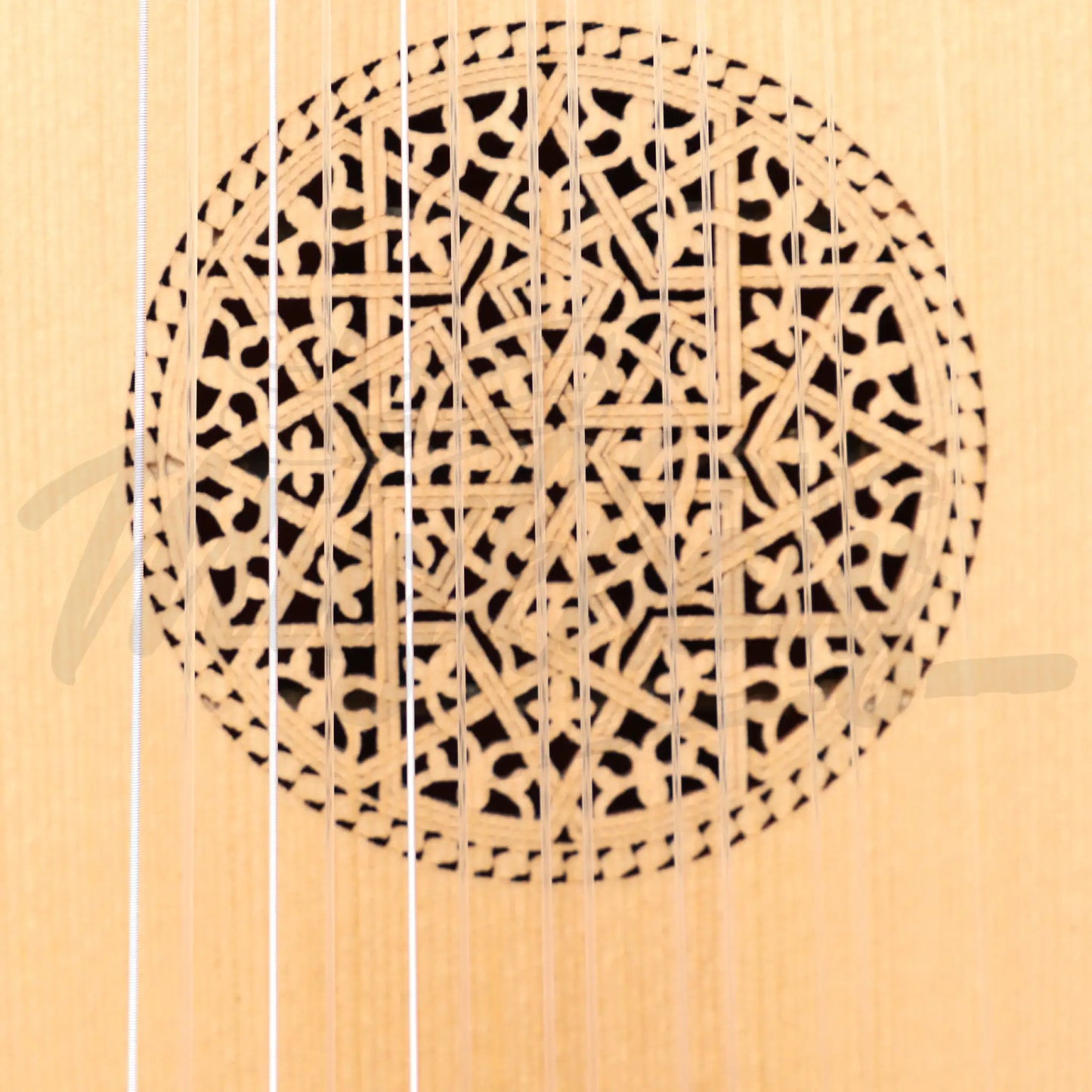 Muzikkon Descant Lute 7 Course Left Handed Lacewood