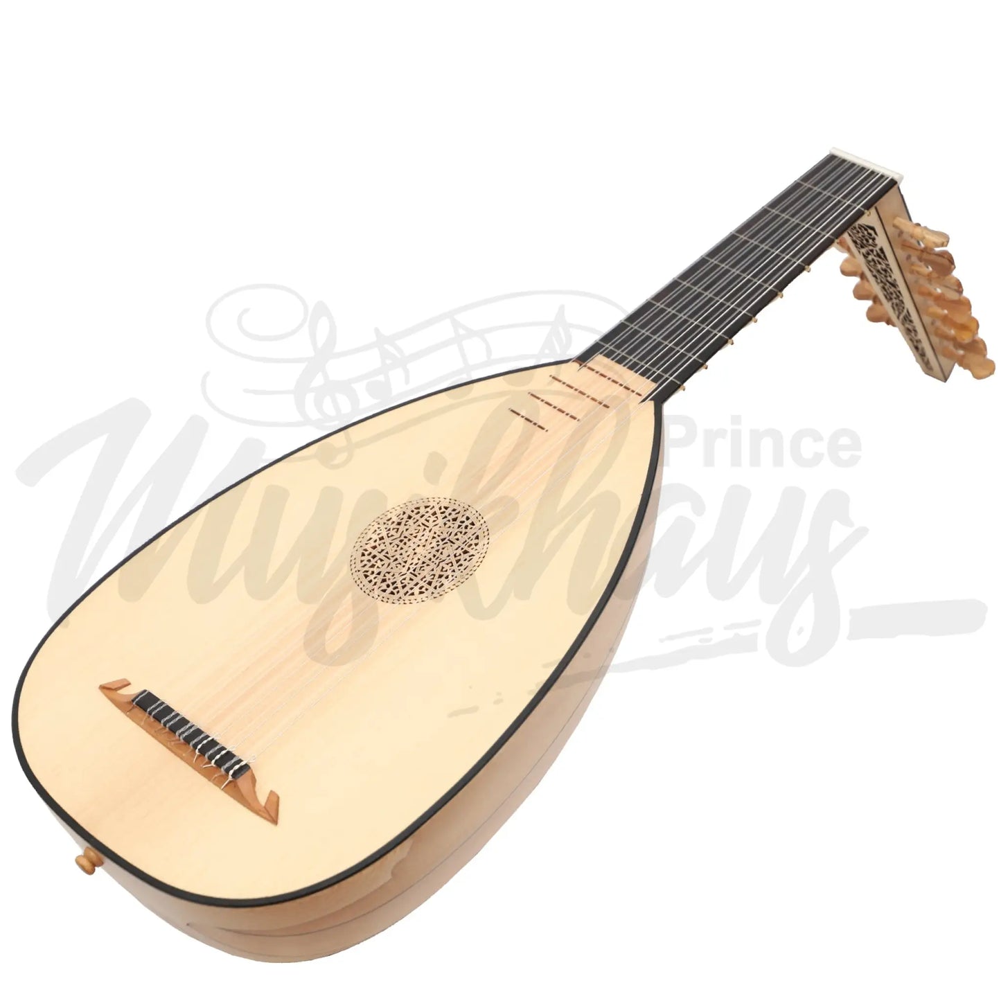 Muzikkon Descant Lute 7 Course Left Handed Lacewood