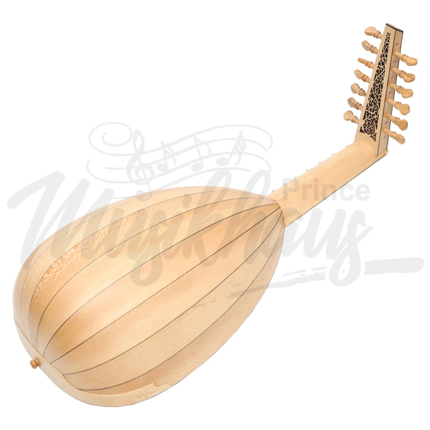 Muzikkon Descant Lute 7 Course Left Handed Lacewood