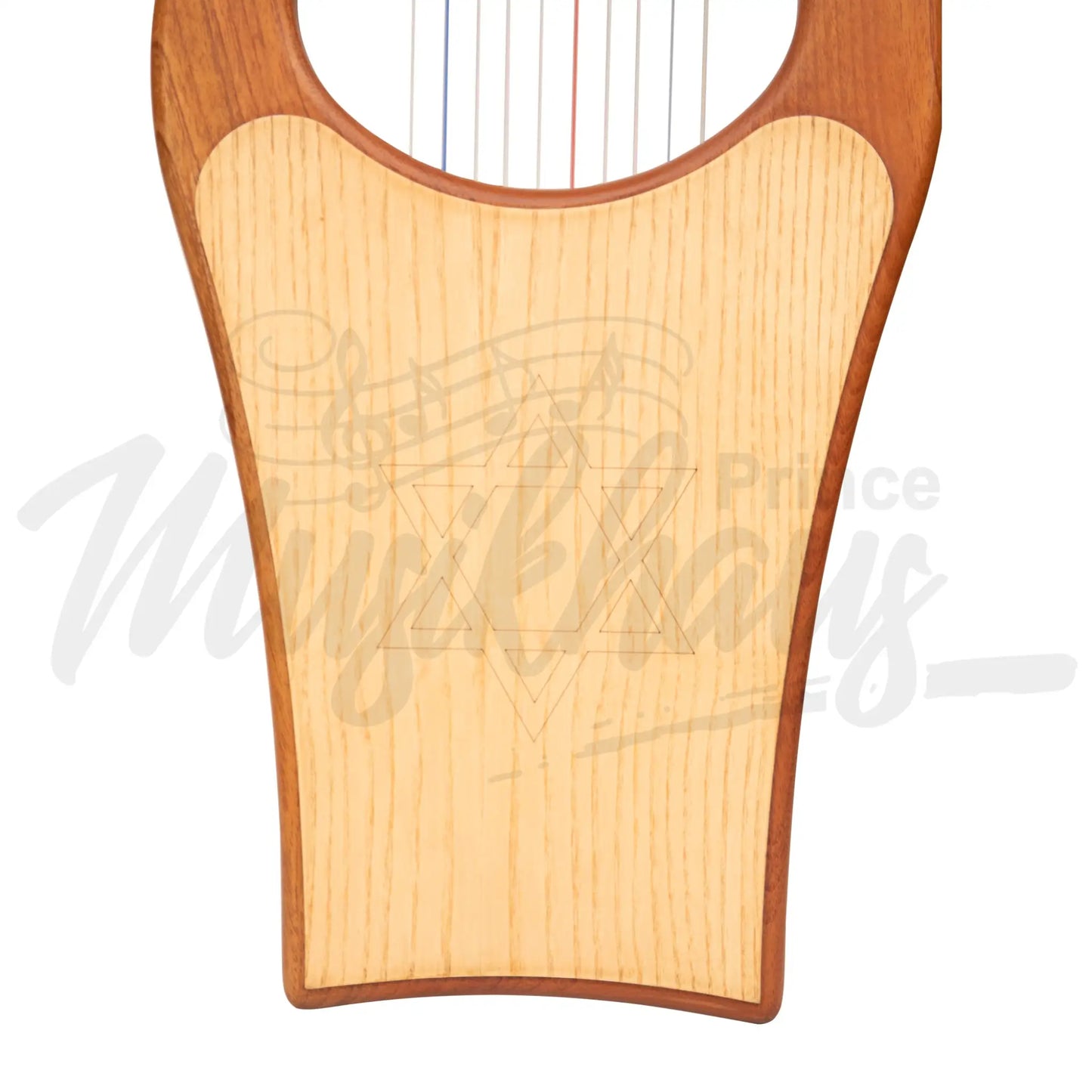 Muzikkon Large Kinnor Harp 10 String Red Cedar