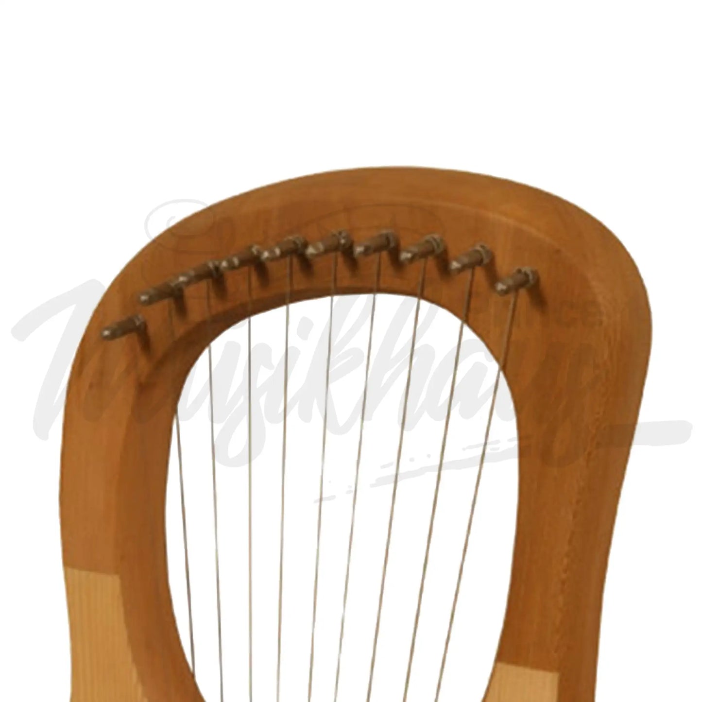 Muzikkon Lyre Harp 10 String Lacewood