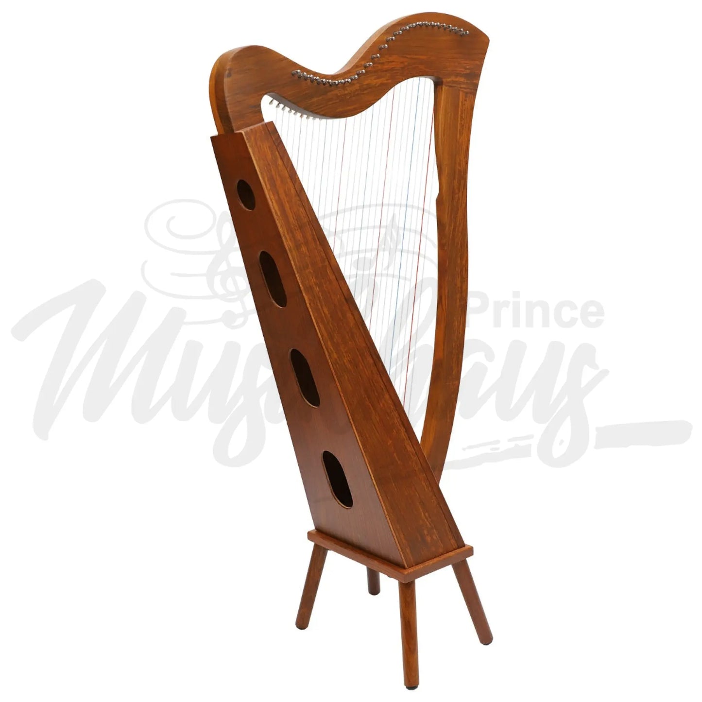 Muzikkon Mchugh Harp 27 String Rosewood Square Back