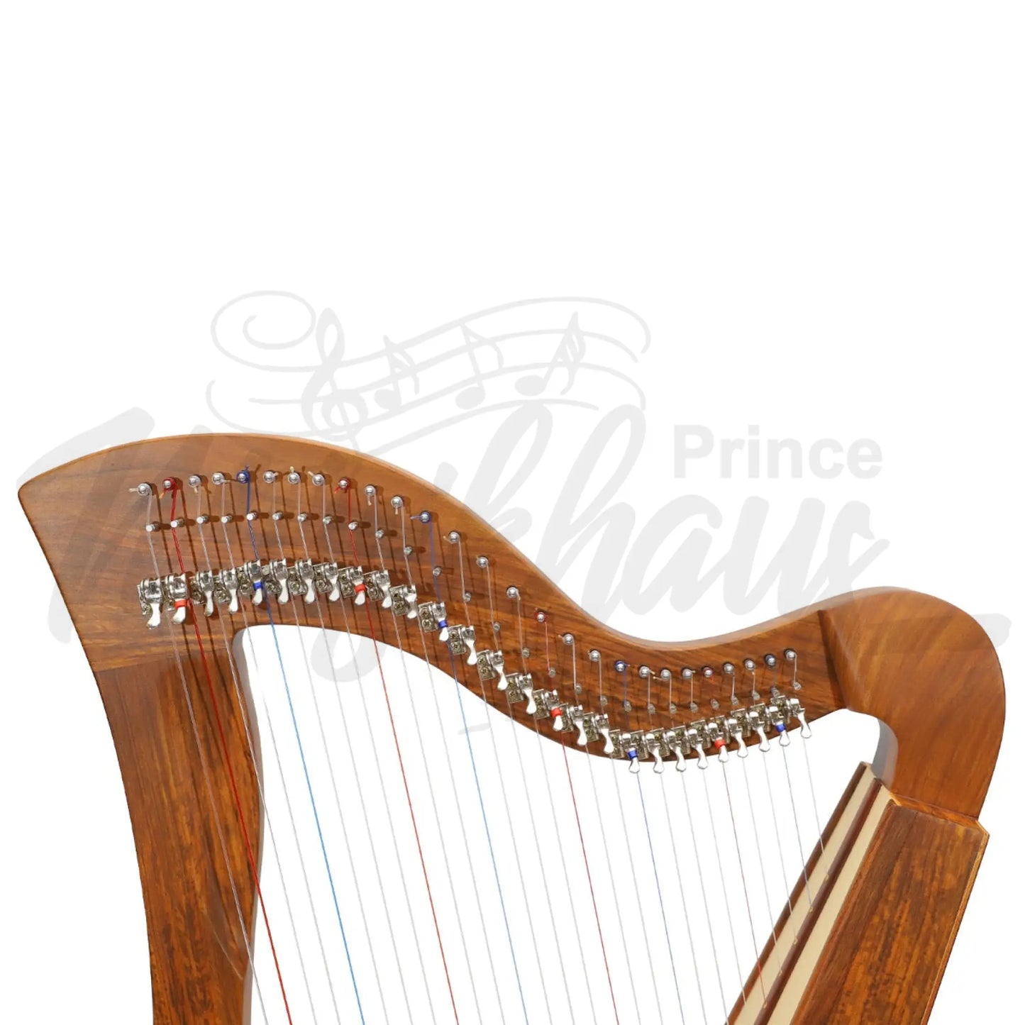 Muzikkon Mchugh Harp 27 String Rosewood Square Back