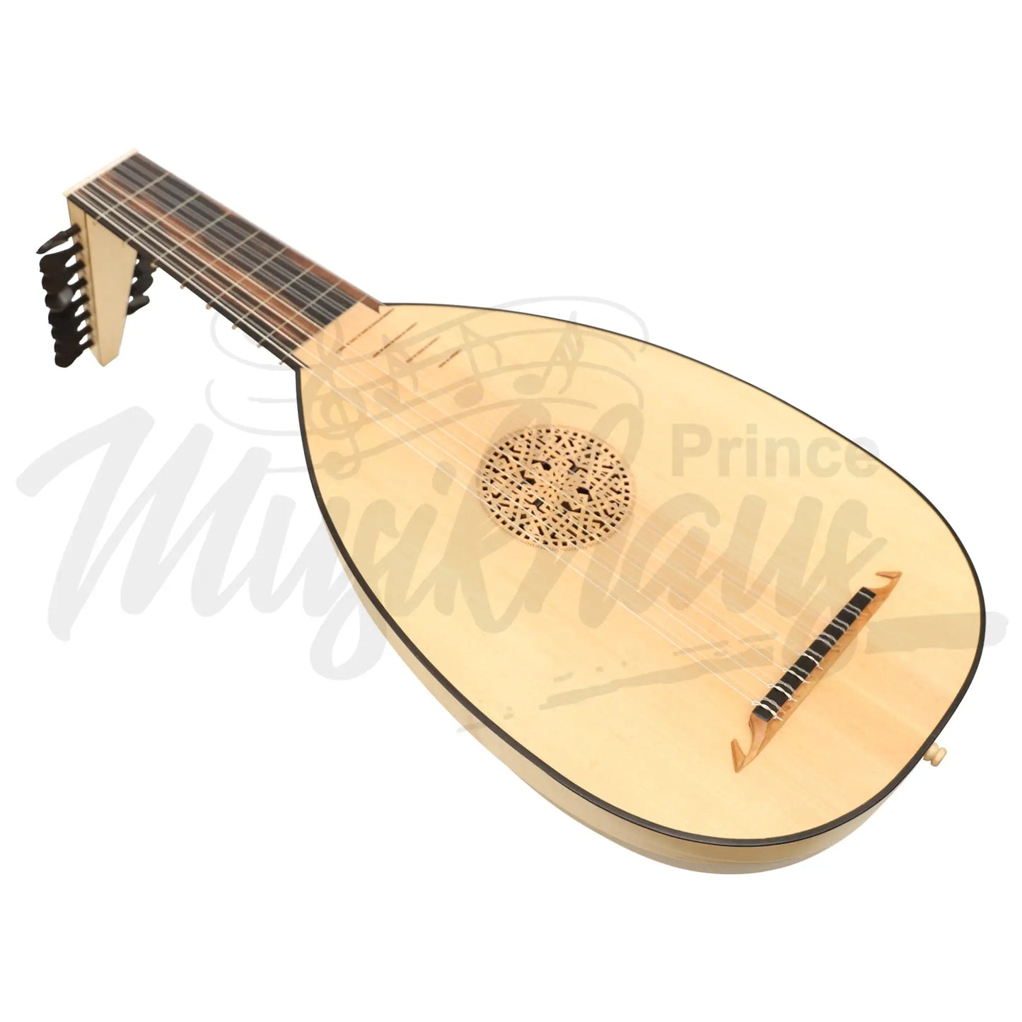 Muzikkon Renaissance Lute 8 Course Variegated Maple Walnut