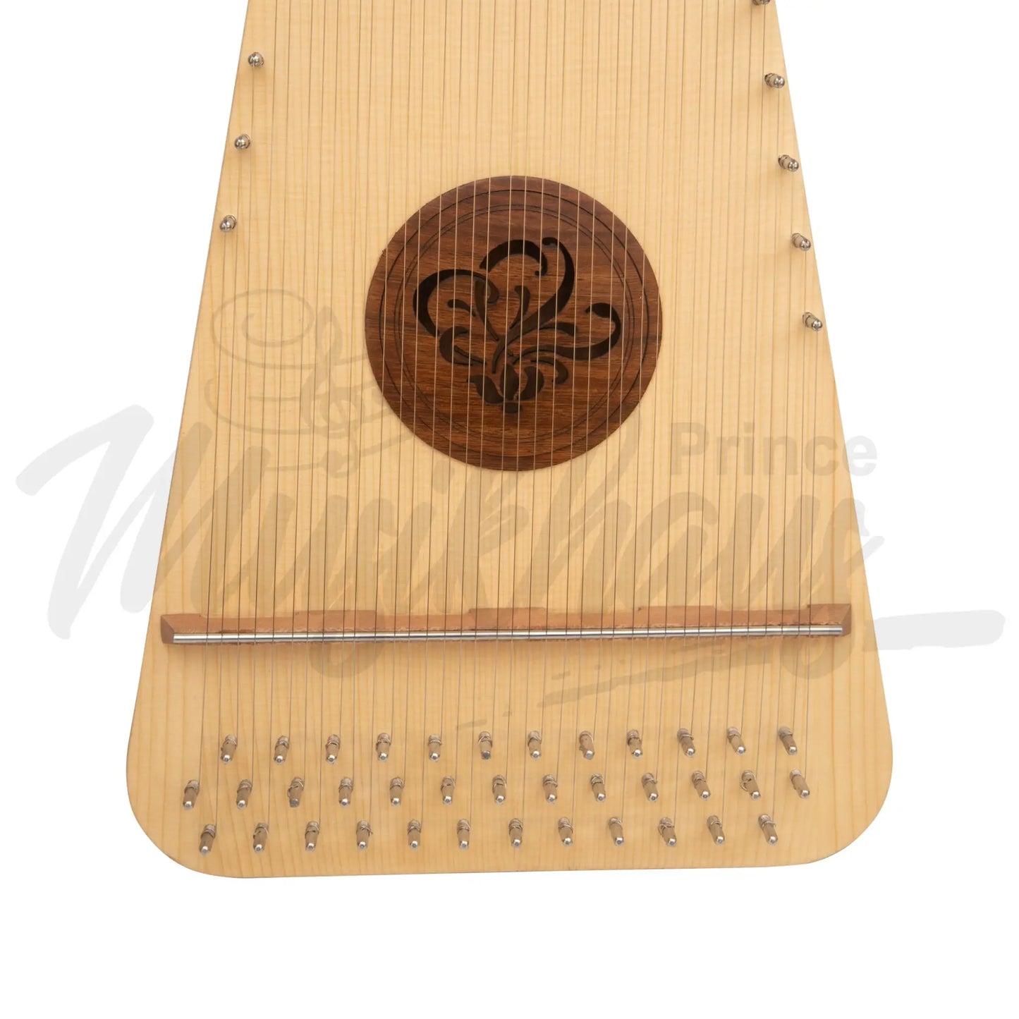 Muzikkon Round Back Bowed Psaltery Baritone Lacewood