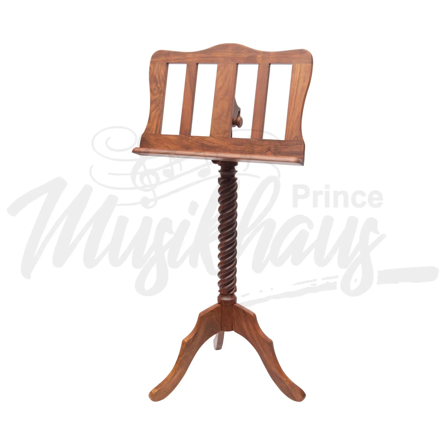 Muzikkon Single Tray Sprial Music Stand Rosewood
