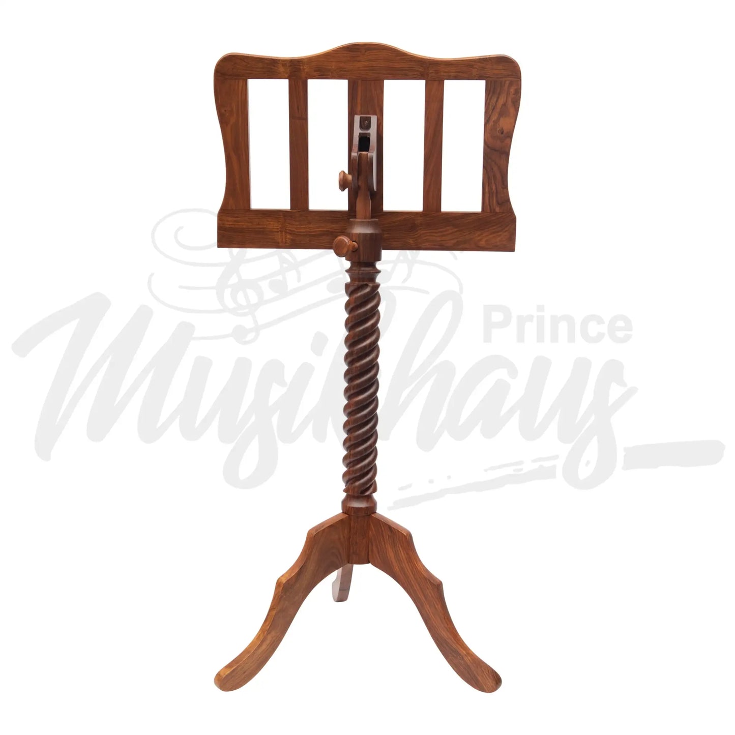 Muzikkon Single Tray Sprial Music Stand Rosewood