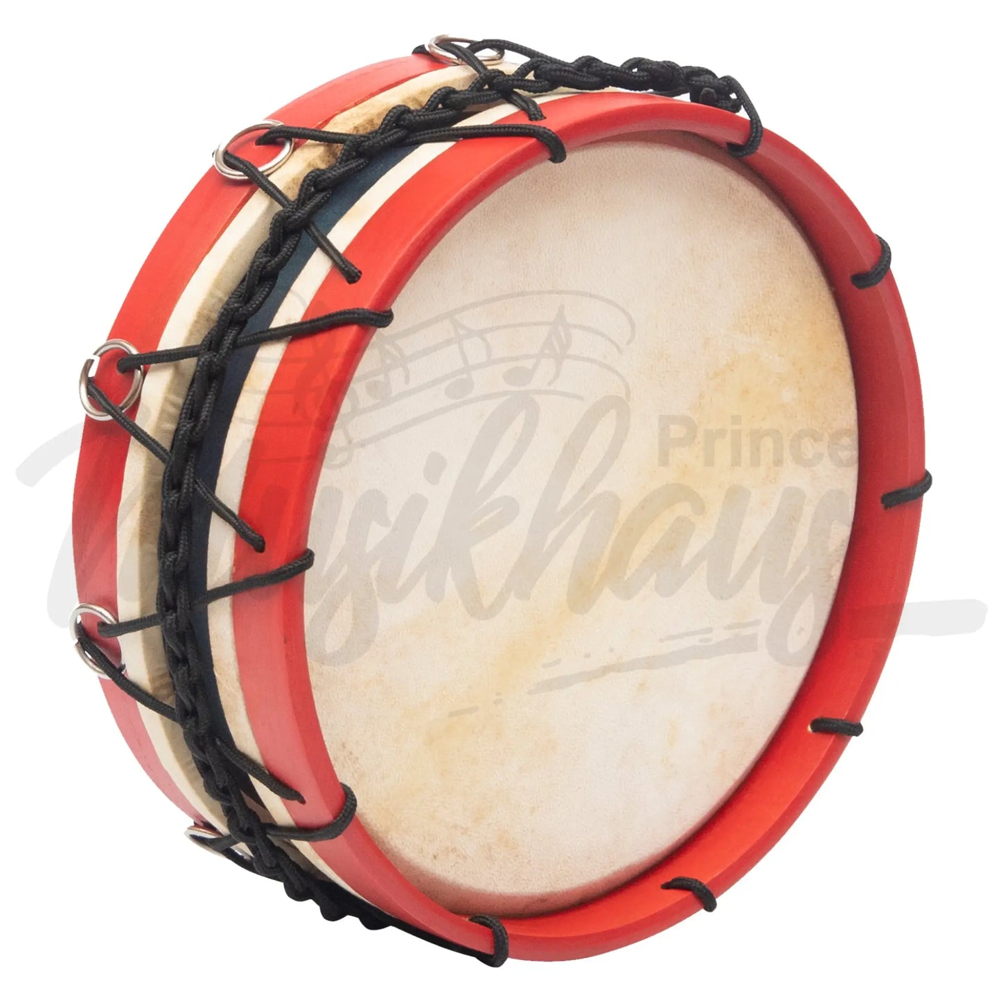 Muzikkon Tabor Drum 10 Inch Red