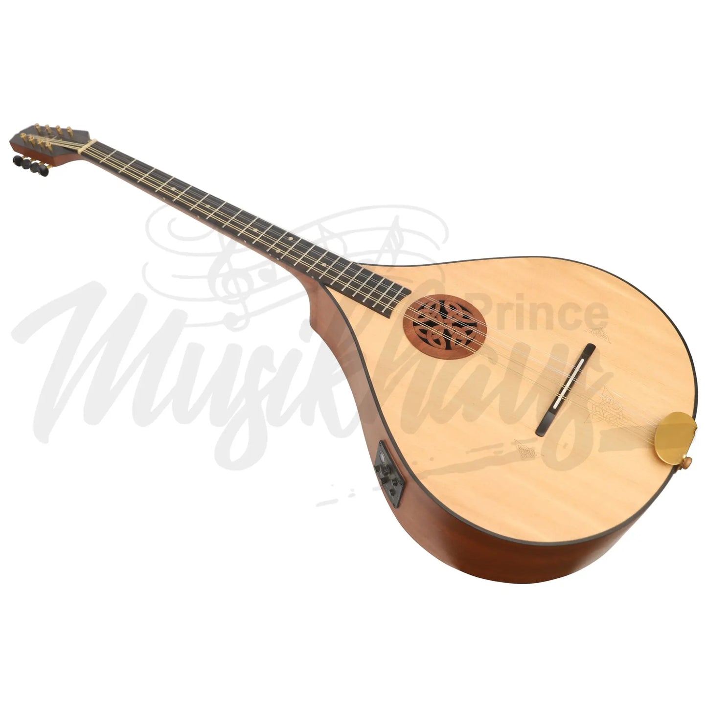 Traditional Irish Bouzouki 8 String Mahogany With Eq