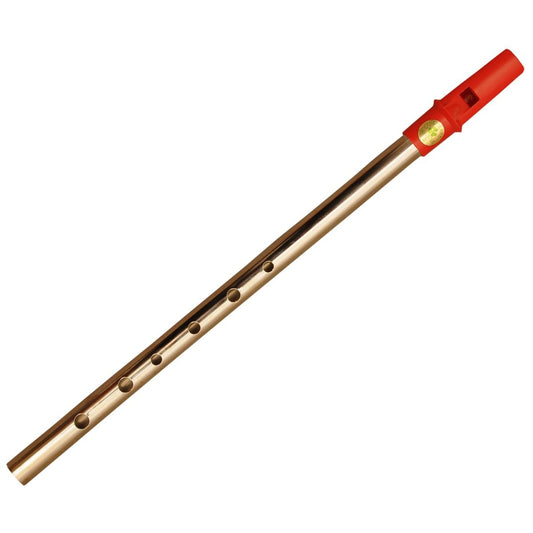 CLARE IRISH TIN WHISTLE IN D NICKEL RED