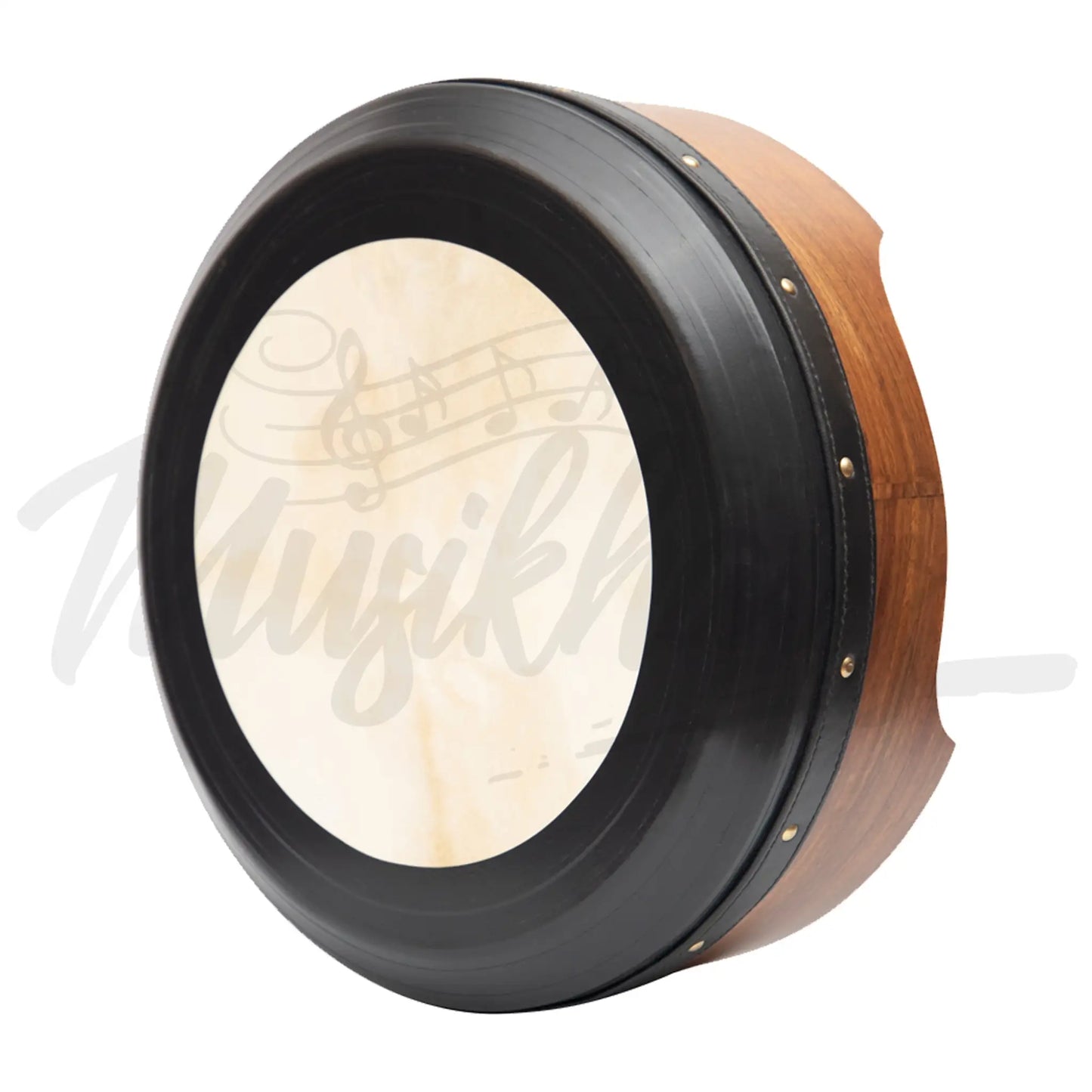 15”X5” (38X12.5 Cm) Premium Bodhran Drum Irish With Easy Tuners Rosewood