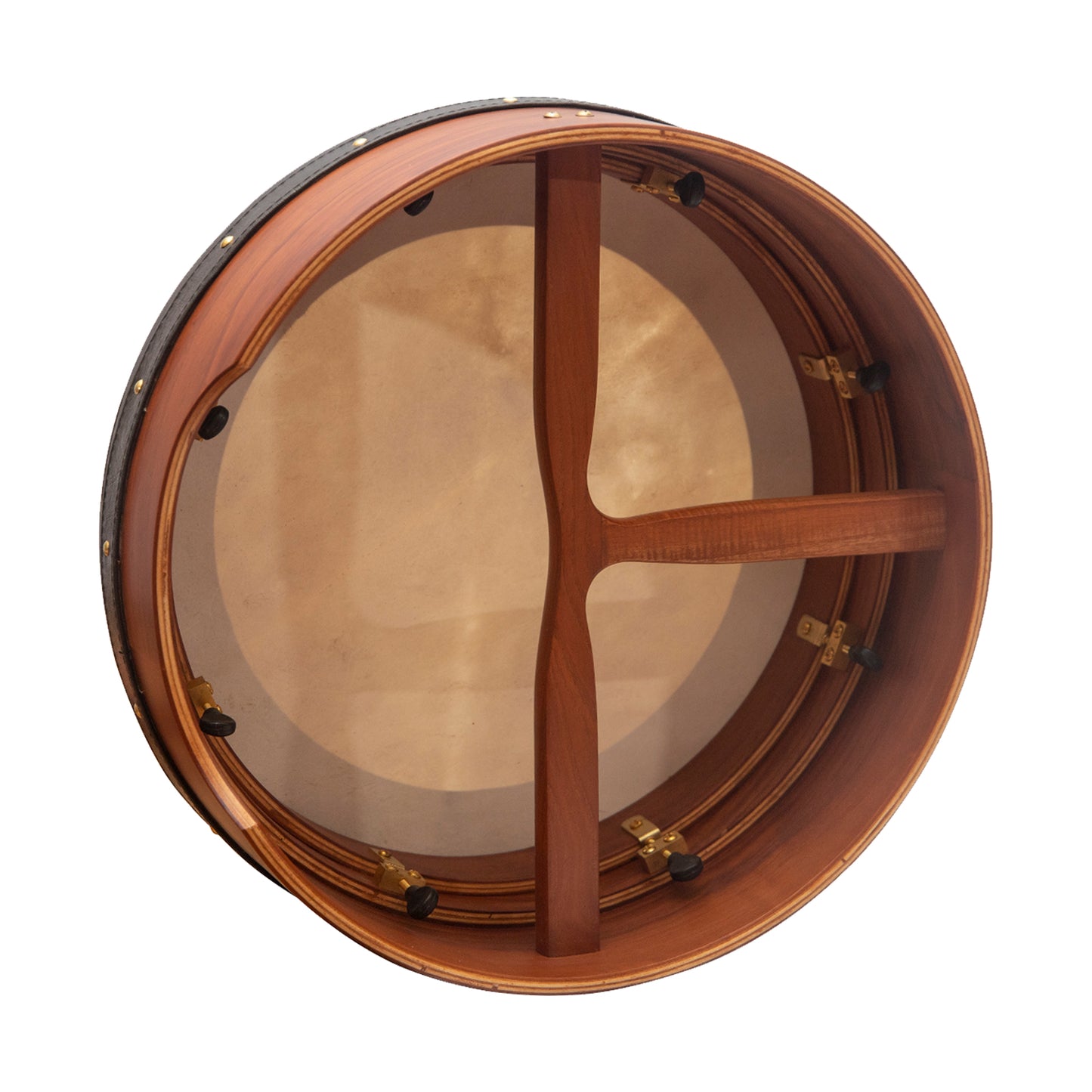 Muzikkon 16”x5" (40.5x12.5 Cm) Premium Celtic Irish Bodhran With Easy Tune System Deep Rim T- Bar & Taped Finish