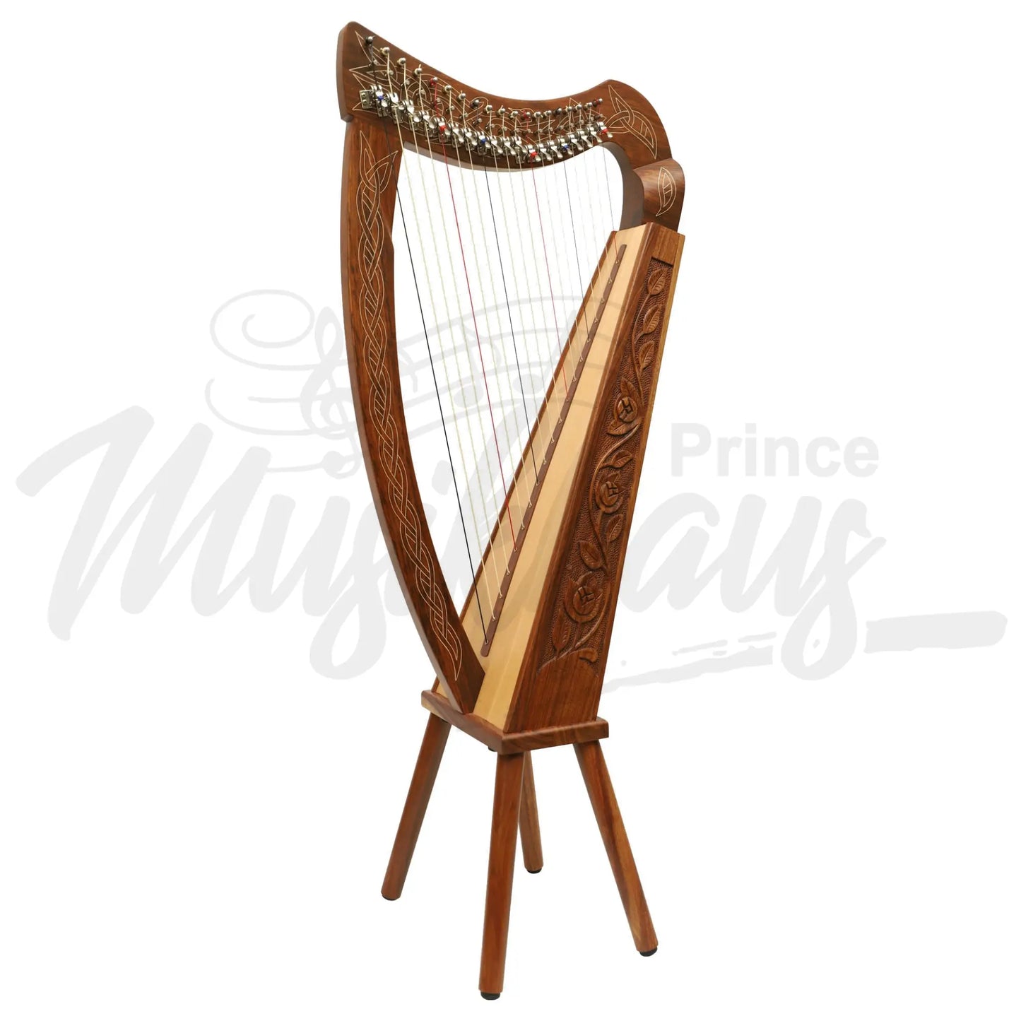 19 String Boru Harp Rosewood