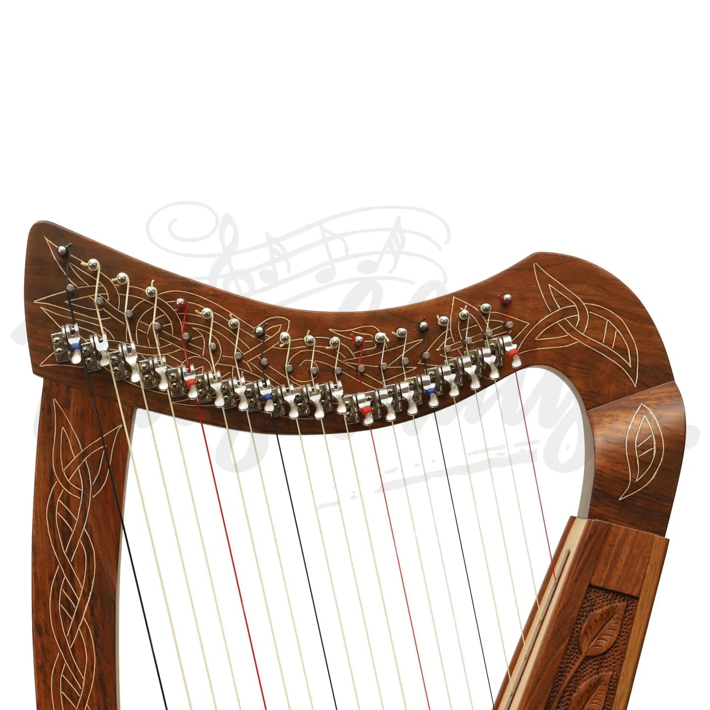 19 String Boru Harp Rosewood