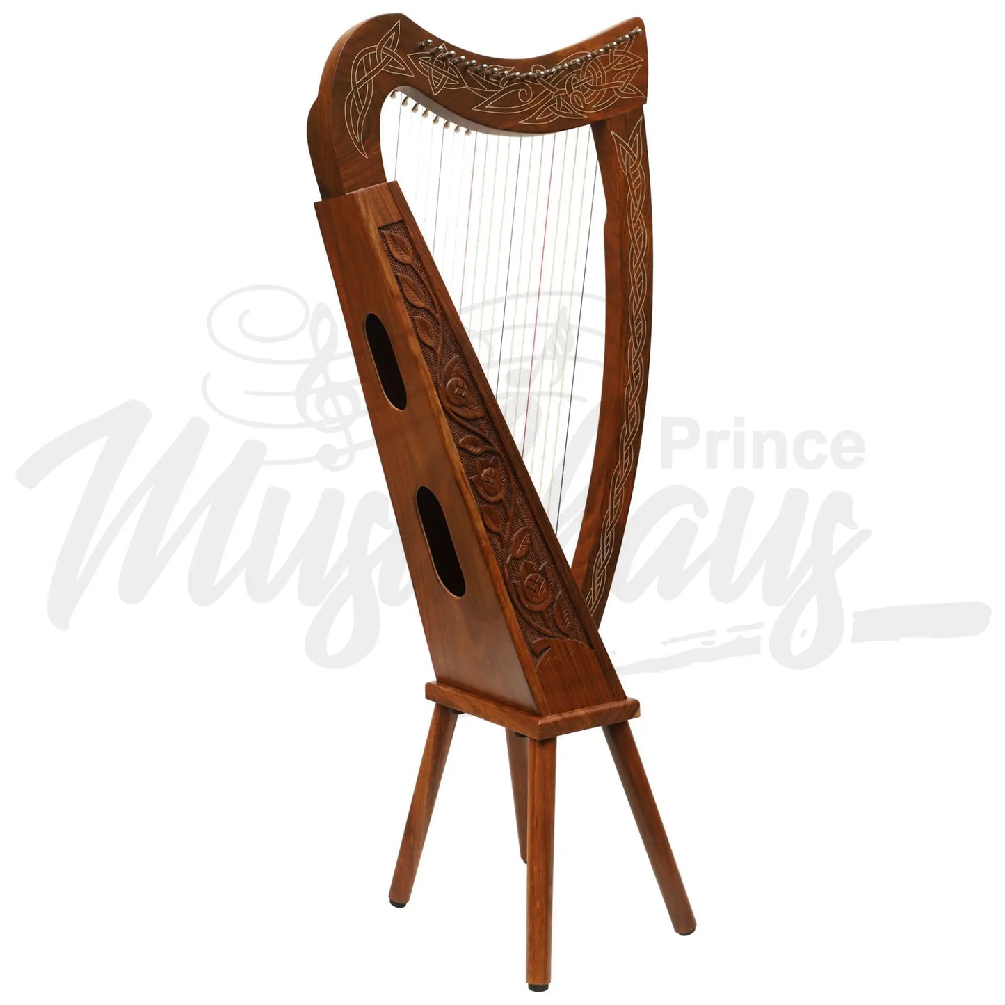 19 String Boru Harp Rosewood