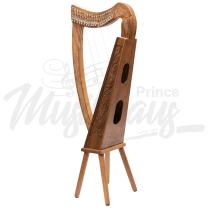 19 String Boru Harp Walnut