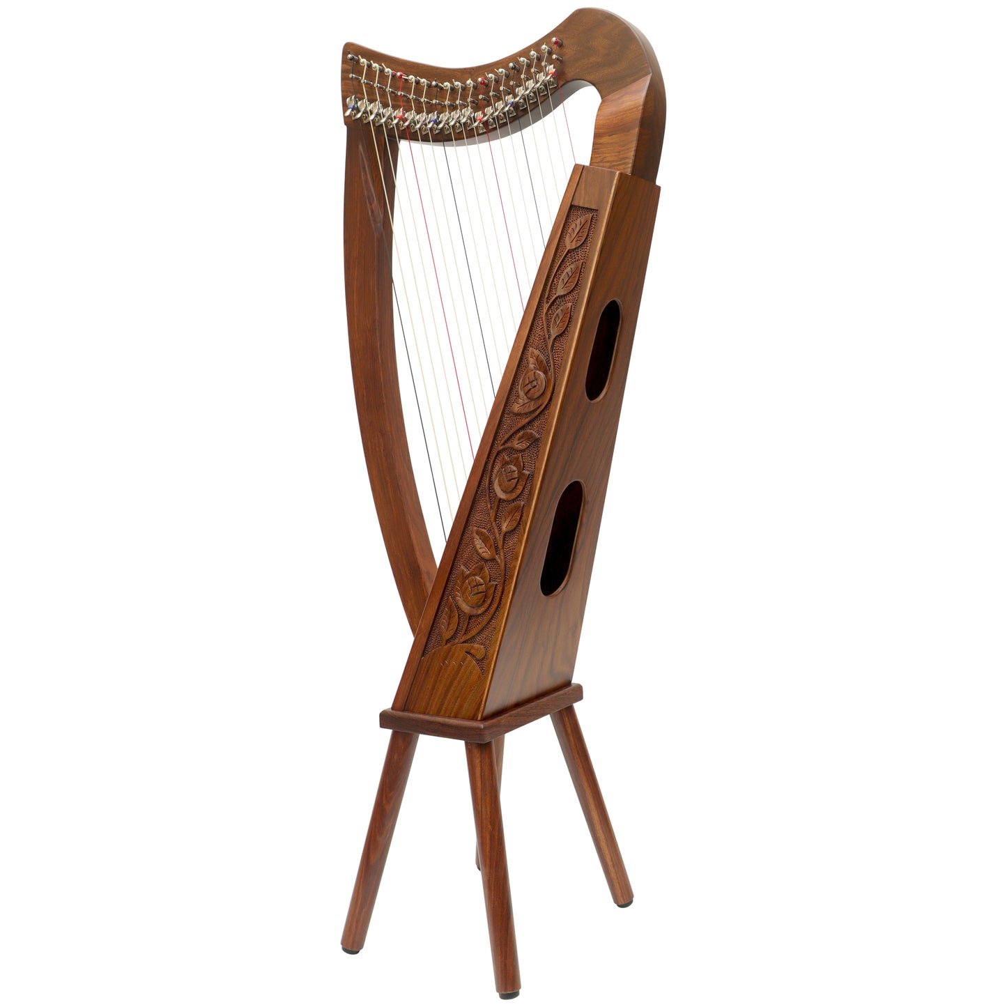 19 STRING TRINITY HARP ROSEWOOD