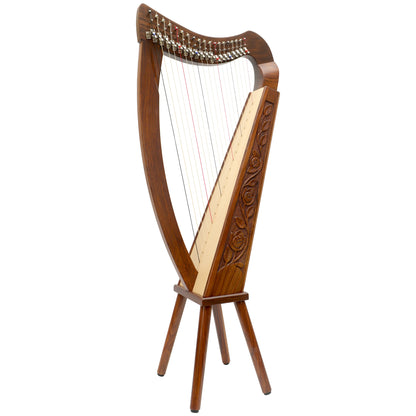 19 STRING TRINITY HARP ROSEWOOD