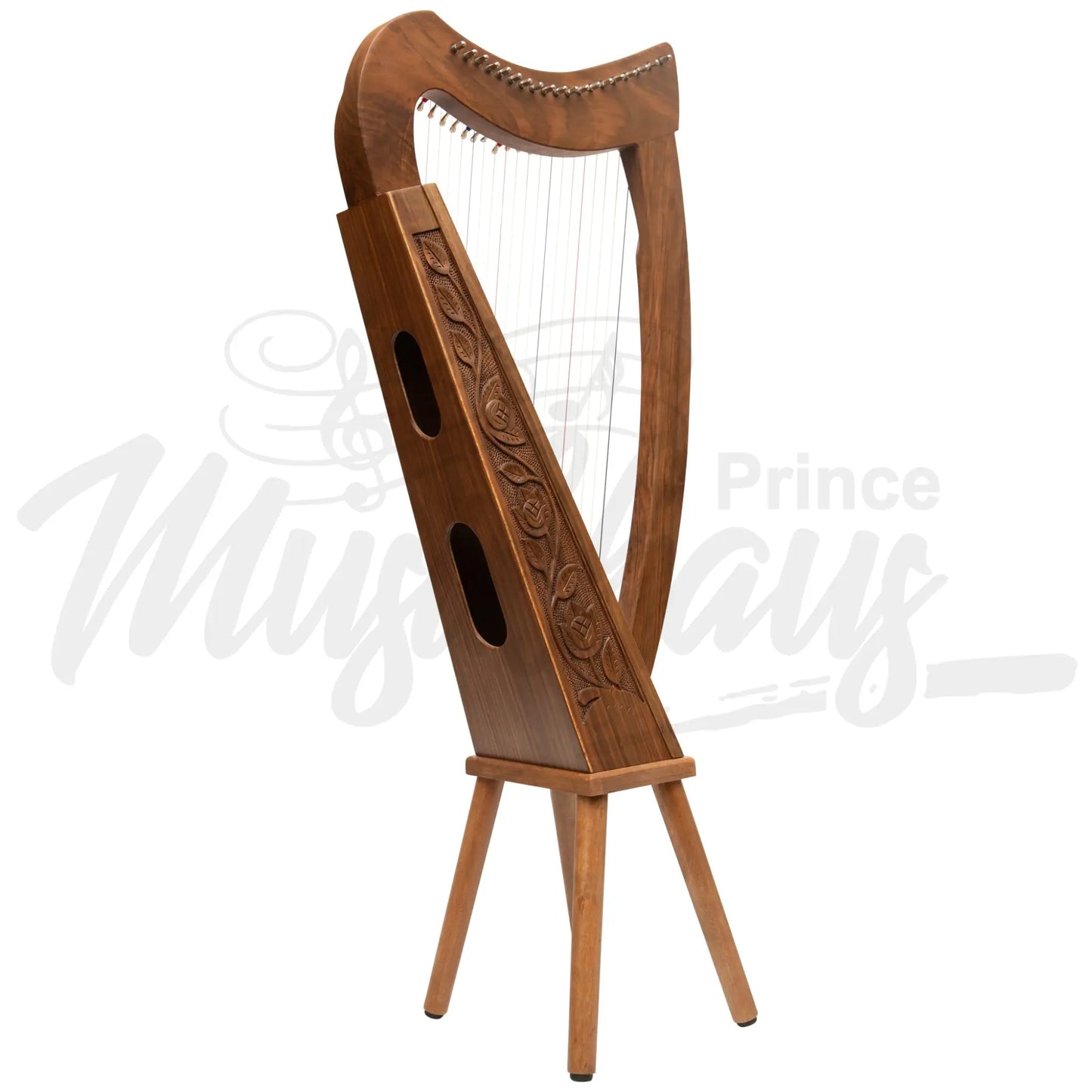 19 String Trinity Harp Walnut