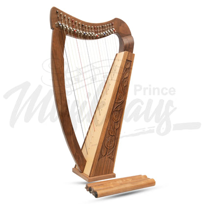 19 String Trinity Harp Walnut