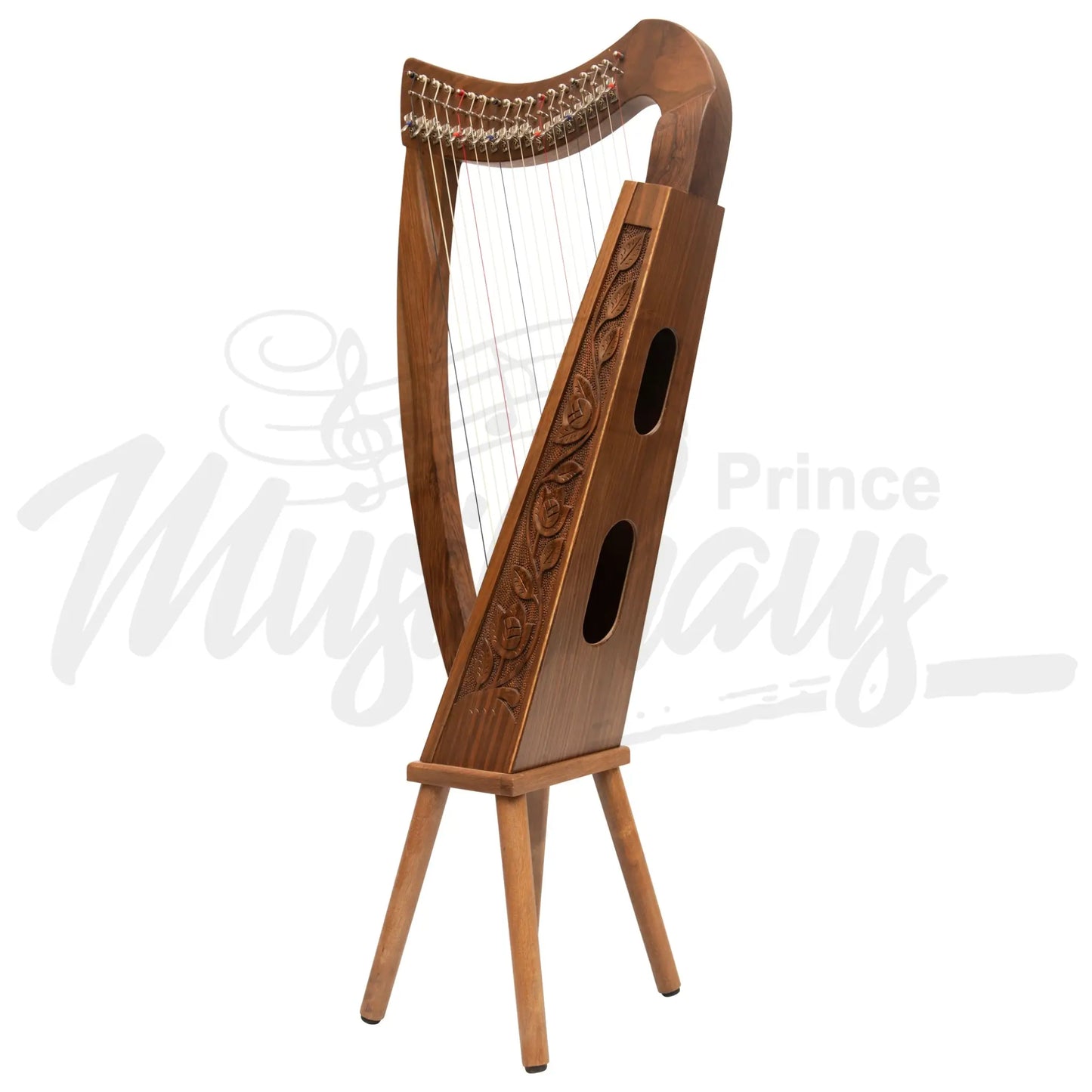 19 String Trinity Harp Walnut