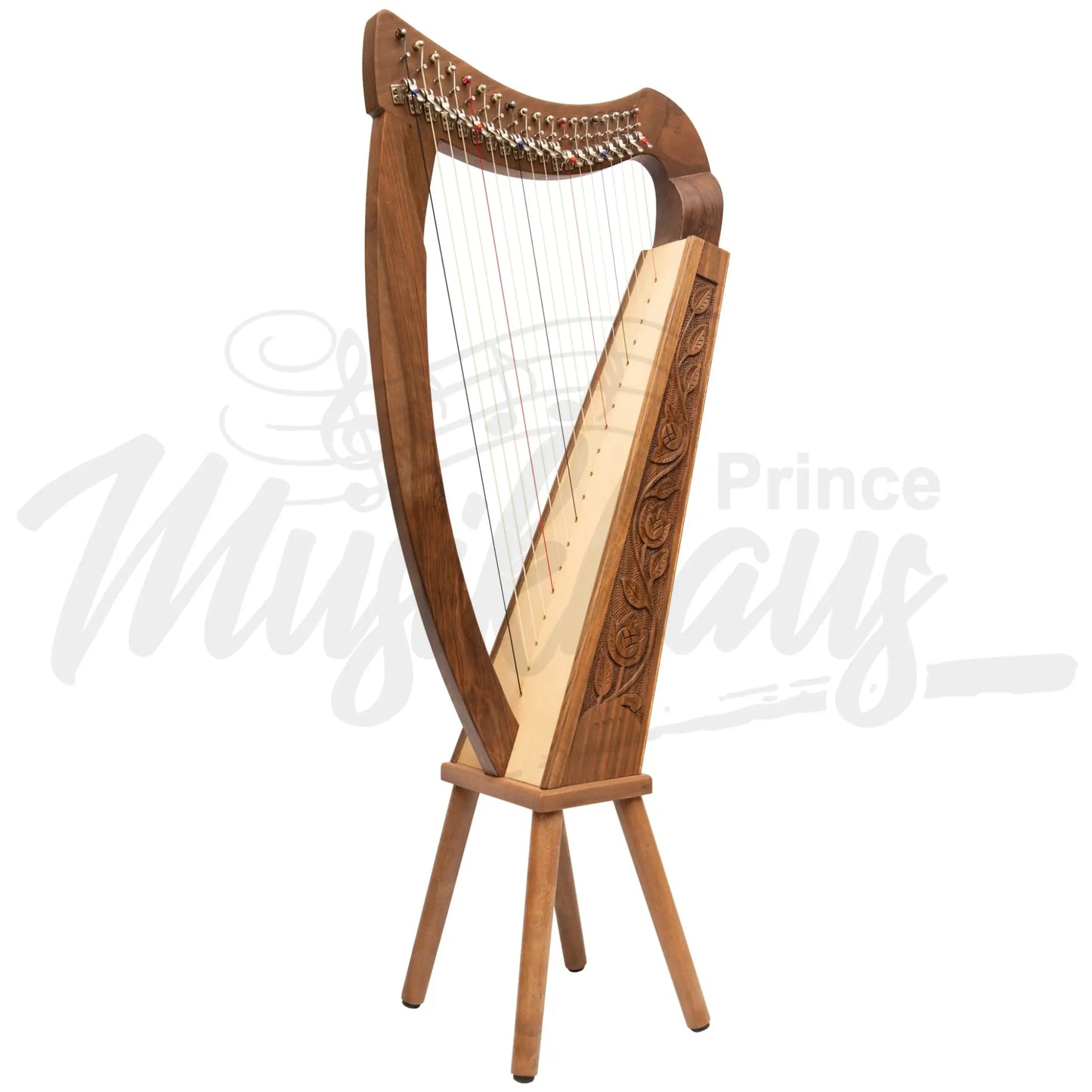 19 String Trinity Harp Walnut