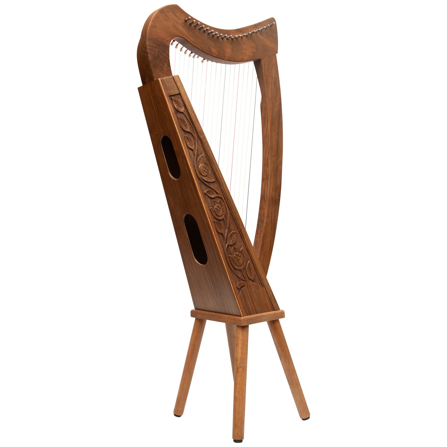 19 STRING TRINITY HARP WALNUT