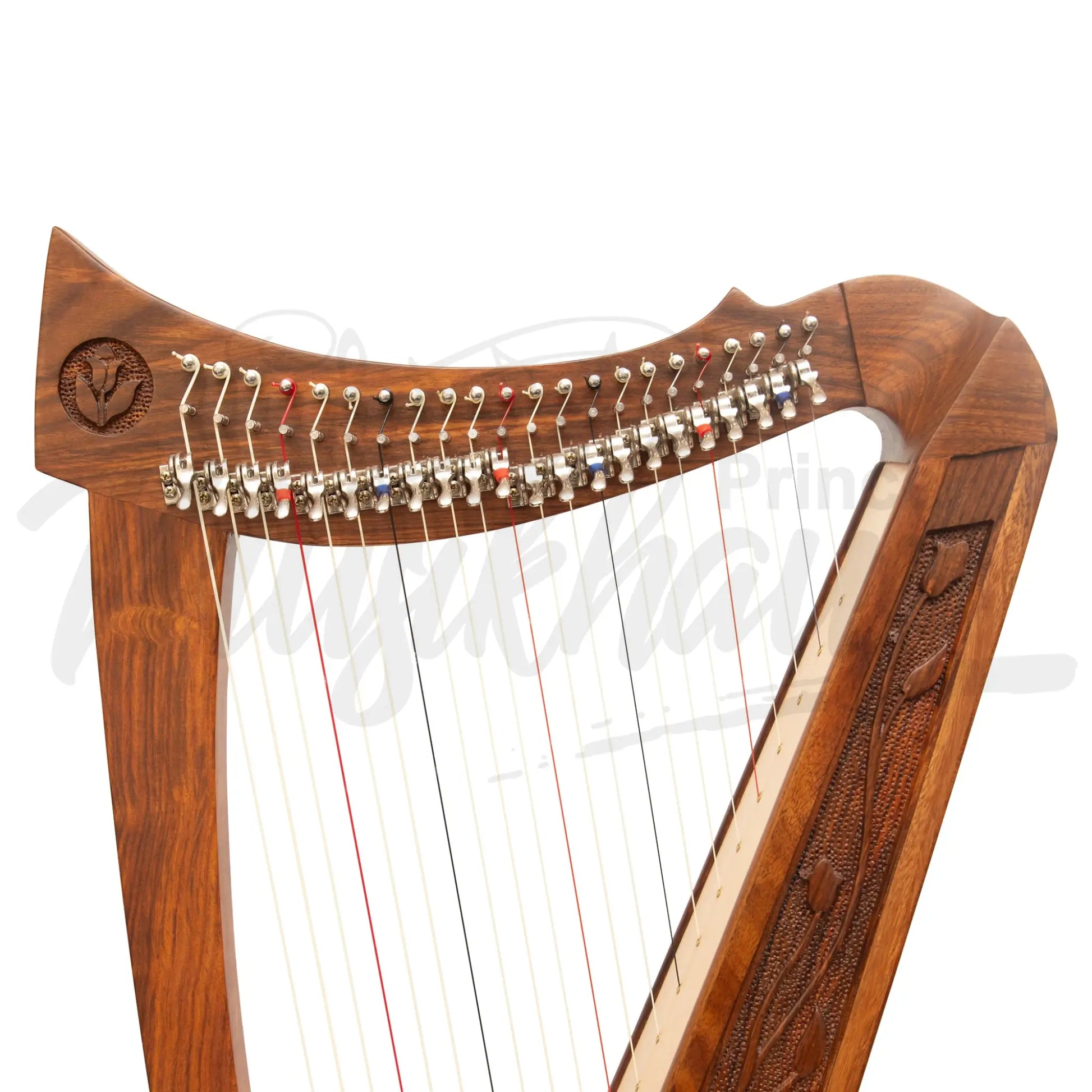 22 String Trinity Crested Harp Rosewood