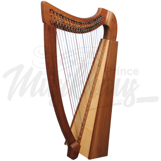 22 String Trinity Harp Walnut Plain